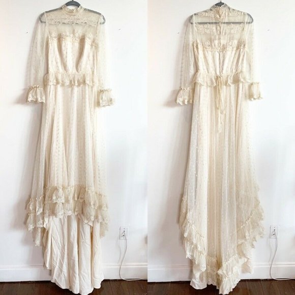 peasant wedding dress